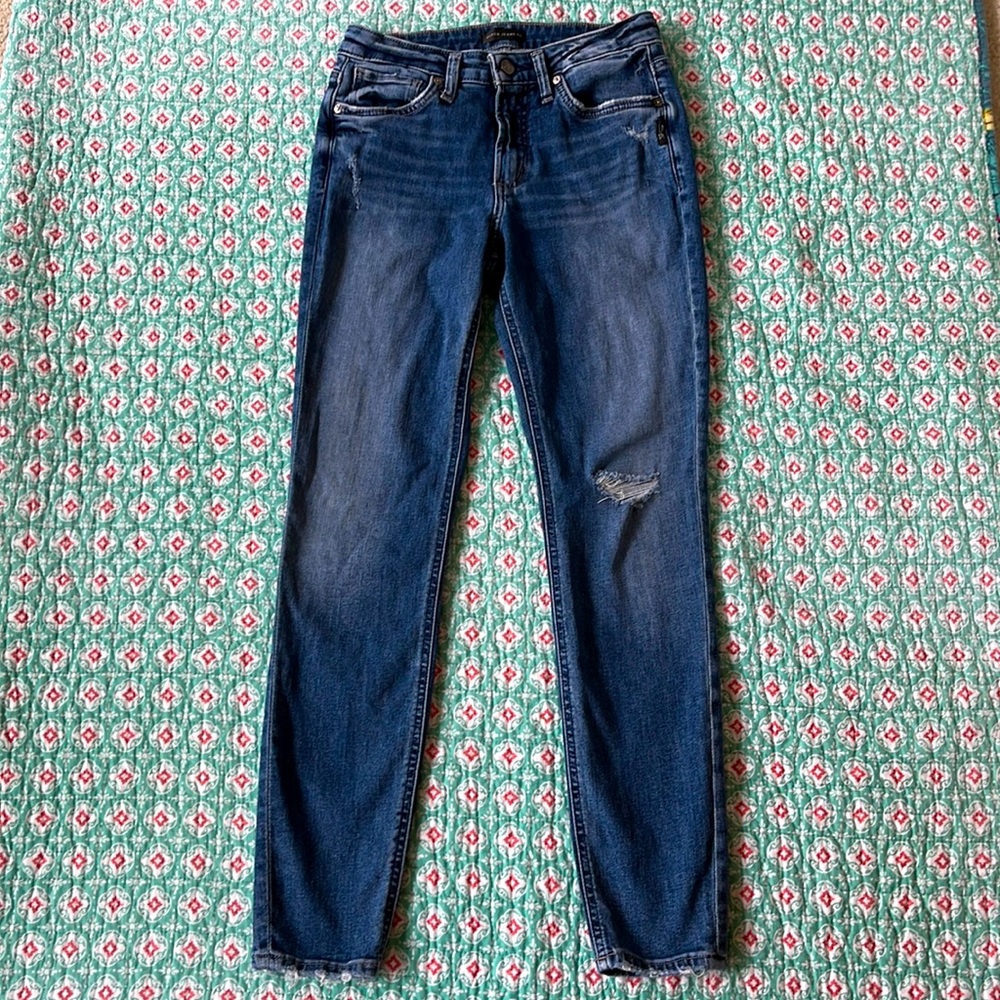Silver “Most Wanted” Skinny Jeans